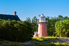 Weathered Pink Isle La Motte Lighthouse Tower